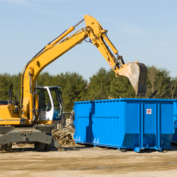 what are the rental fees for a residential dumpster in Jane Lew West Virginia